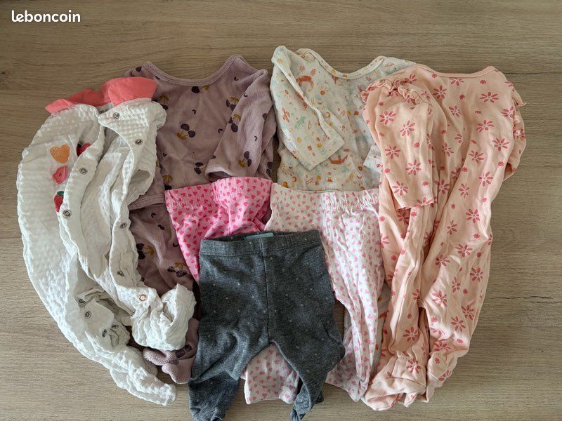 Lot vêtements bébé fille 3 mois (13 pièces) (image 2)