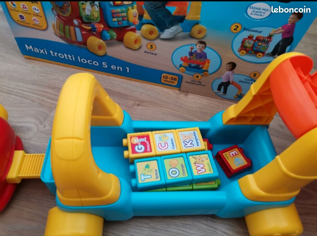 Vtech porteur Maxi trotti Loco 5 en 1 (image 4)