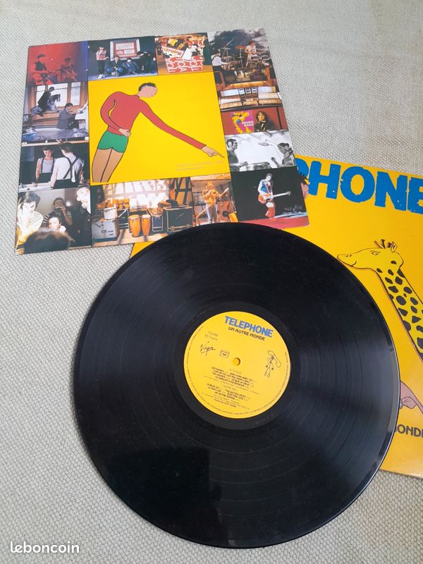 Vinyle 33 tours Téléphone - un autre monde (image 3)