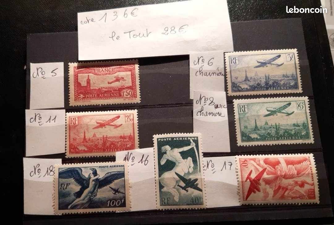 Timbres Français neufs poste aérienne (image 1)