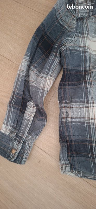 Chemise garçon 7 ans en coton marque verbaudet (image 5)