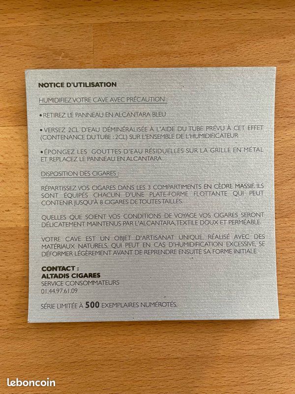 Cave à Cigares Voyage Pléiades x Terence Conran Édition Limitée 338/500 (image 6)