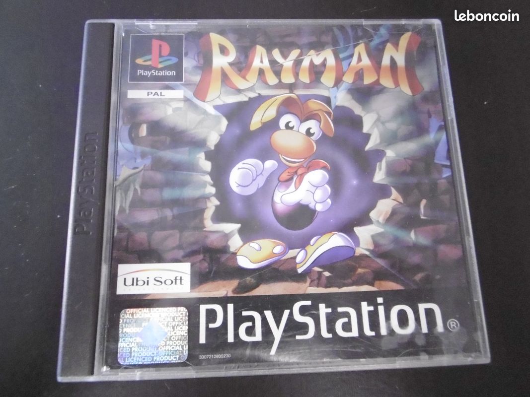 Jeu Sony Playstation 1 Rayman Complet Français Version PS1 Tbe