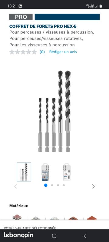 Coffret de 5 forêts Pro Rex Bosch neuf (image 4)