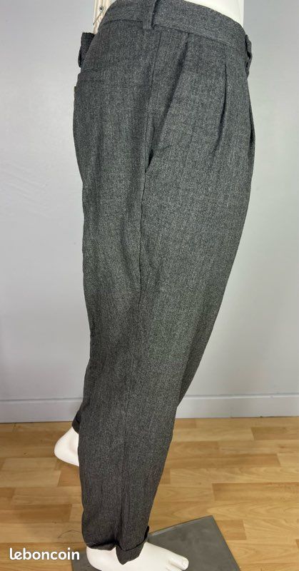 Pantalon costume gris habillé laine yves saint Laurent taille 4XL