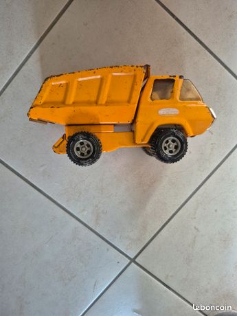 Camion Tonka Bétonnière Métal Orange Vintage 60's – Échelle 1:18 – Collection