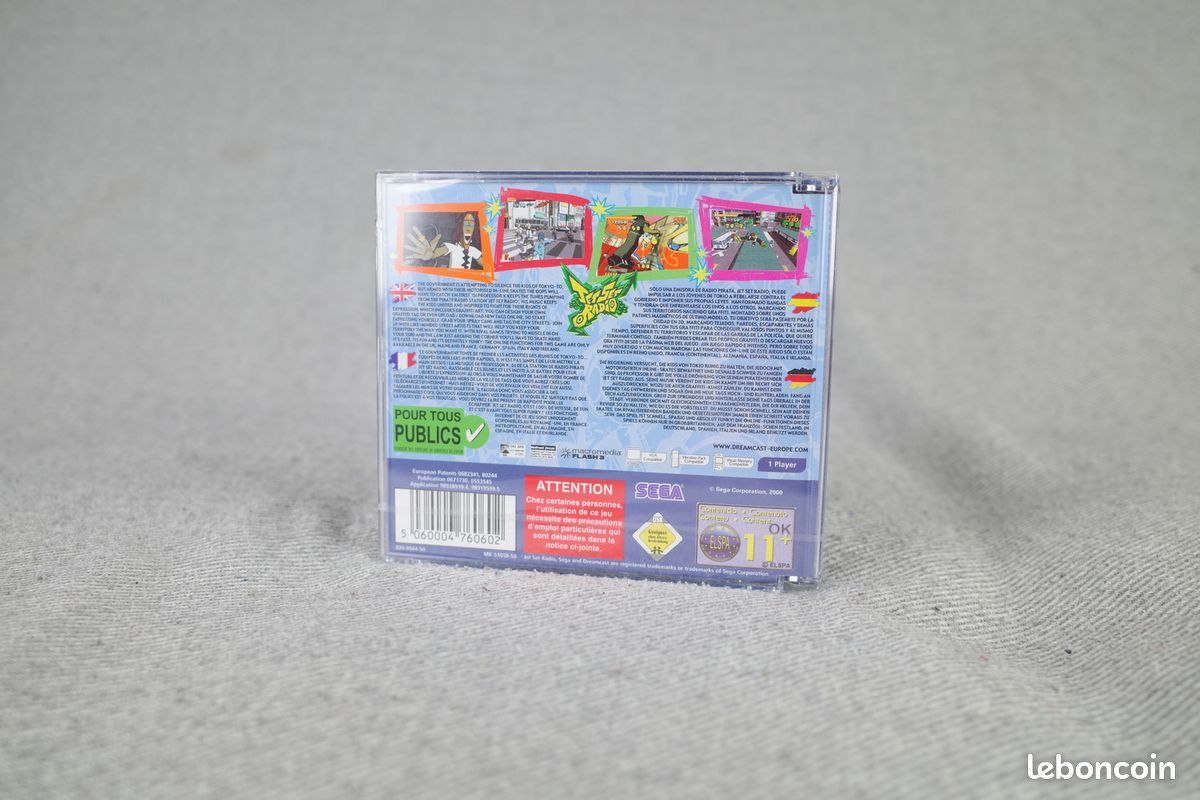 Jet Set Radio Sur Dreamcast – Neuf Sous Cellophane, PAL FR, édition SETA
