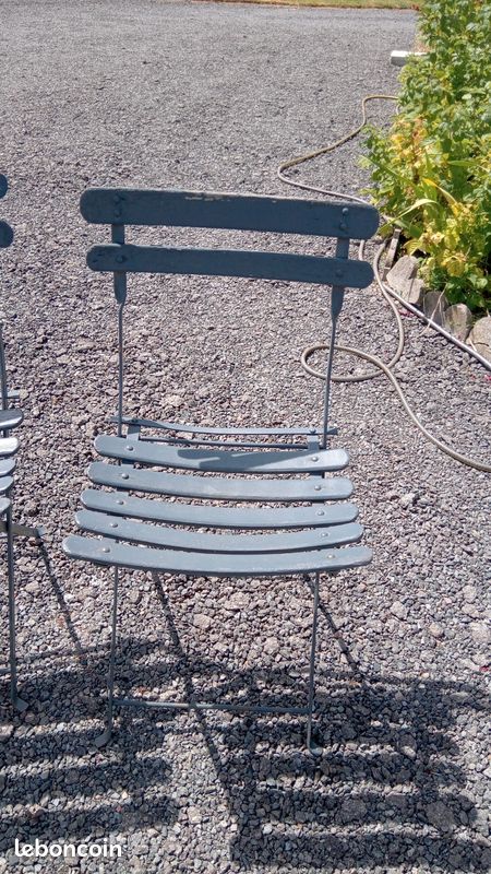 4 chaises jardin vintage (image 2)