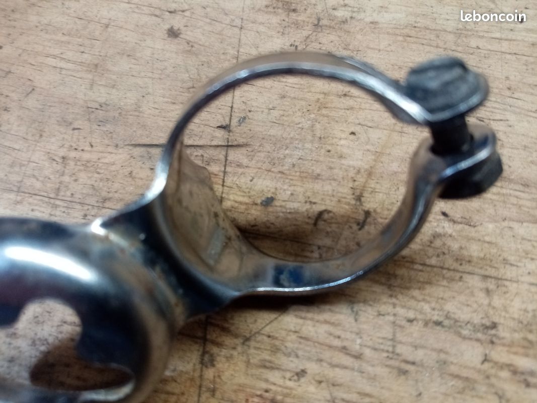 NOS Collier Porte Pompe Vélo ancien 1900 Old Bike