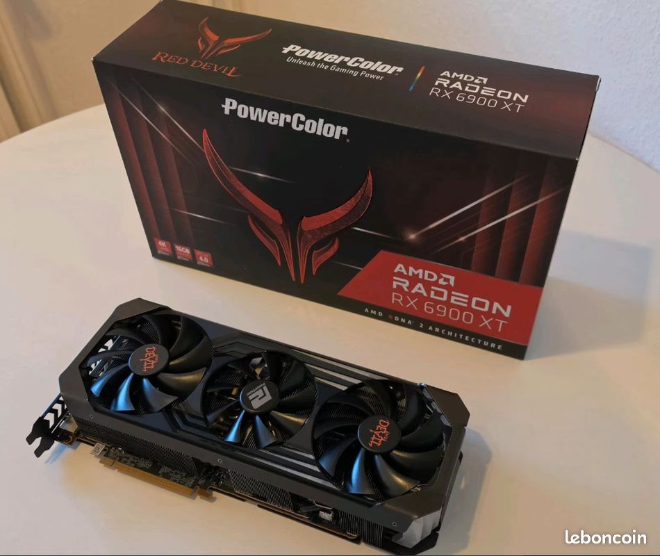AMD Radeon RX 6900 XT Red Devil 16 Go GDDR6 – Excellent état (image 1)