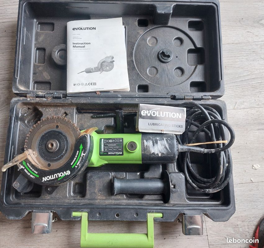 Grignoteuse, Scie circulaire double lame Evolution FURY TWIN CUT 850 W (image 1)
