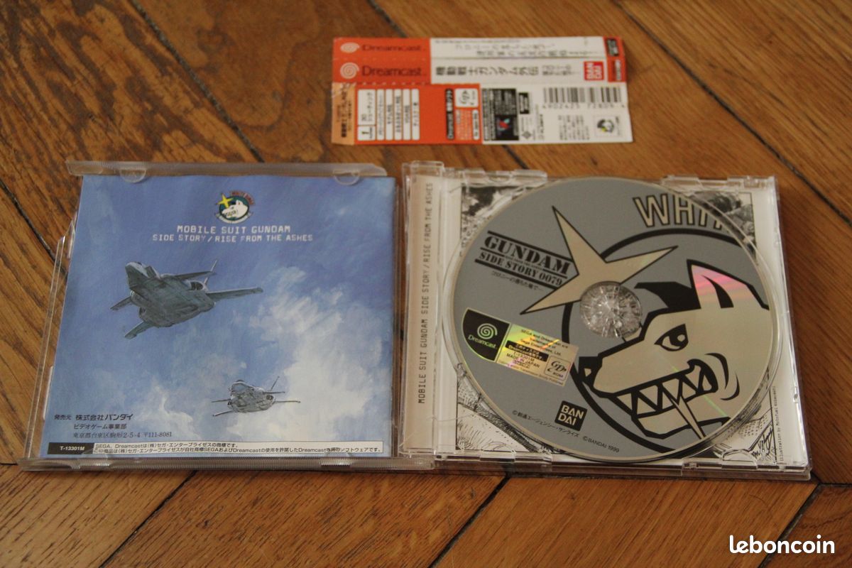 Gundam Side story 0079 Sega Dreamcast CD Rom OBI + Manual Bandai Japan T-13301M (image 3)