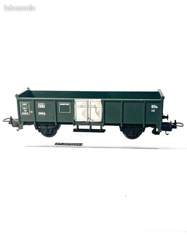 TRIX Wagon tombereau à réhausse à essieux à coke DB HO 1/87