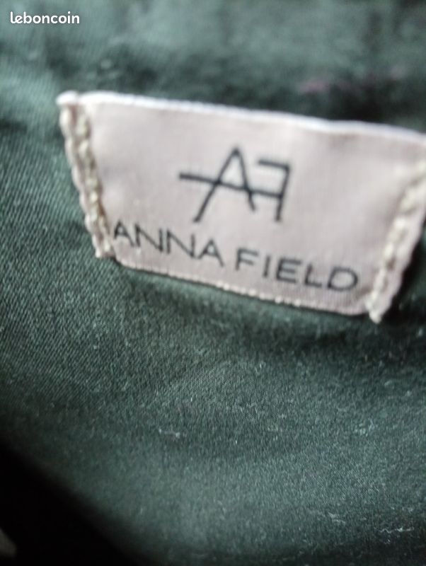 Q) Grand sac à main noir cuir Marque Anna Field EXEPTIONNEL état neuf (image 7)