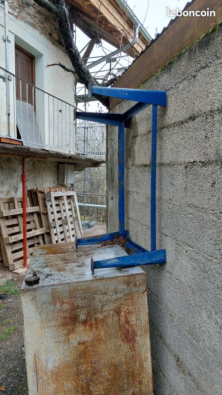 Cuve gaz oil occasion avec pied support 500 l env (image 3)