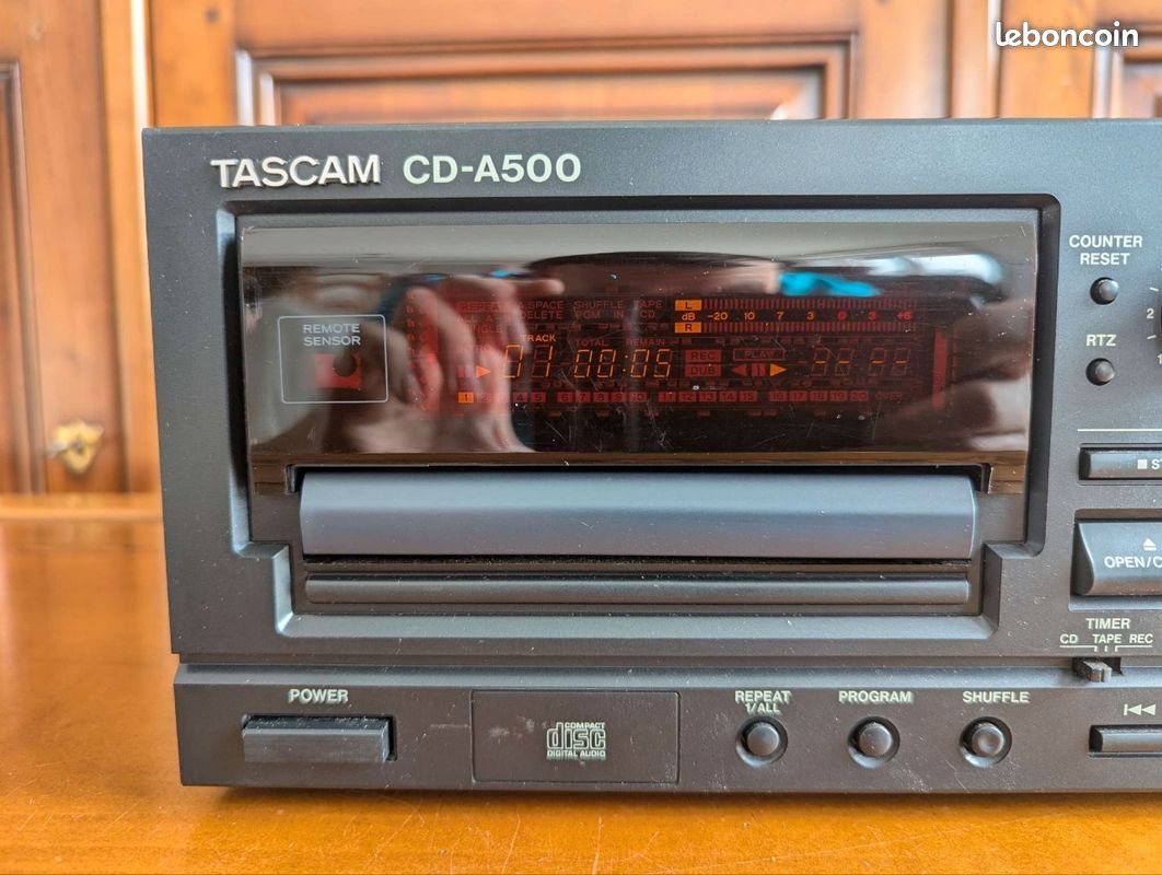 Lot Vintage TEAC CD-R55S : Graveur CD-ROM SCSI 12X/4X + Carte PCI Adaptec 2902