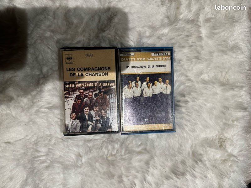 Lot de 3 K7 - Les compagnons de la chanson (image 1)