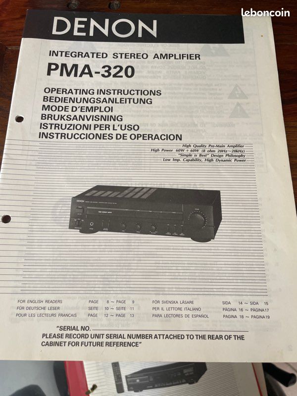 Chaîne stereo marque DENON 4 stereo en lot (image 4)