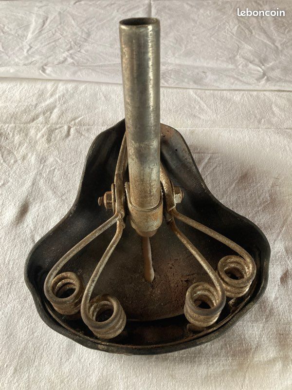 Selle vélo cuir ancienne (image 7)
