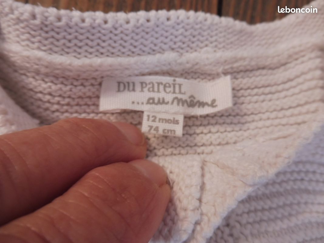 Petit gilet dpam 12 mois (image 2)