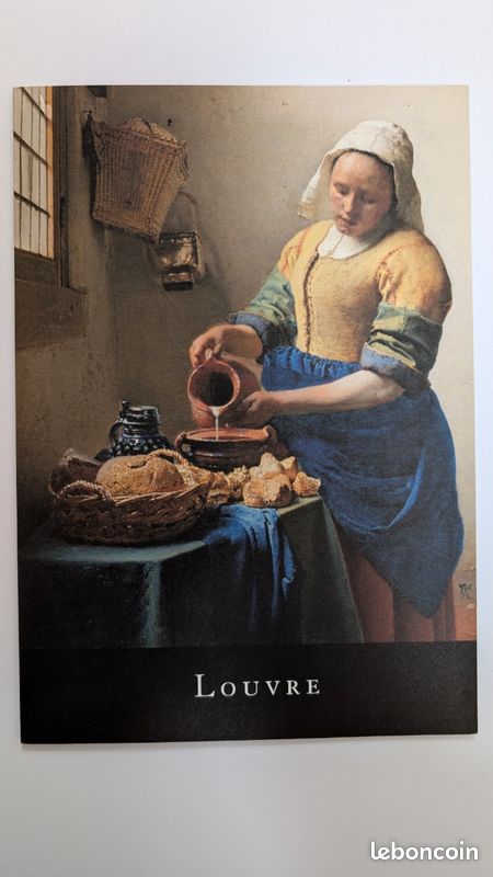 Carton d'Invitation exposition Vermeer Musée du Louvre (image 1)