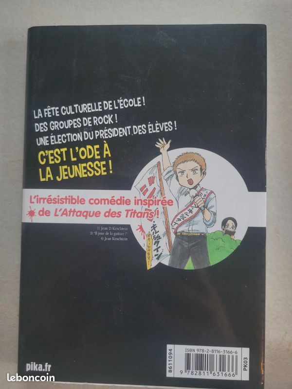 Lot 3 mangas l'Attaque des Titans (image 3)