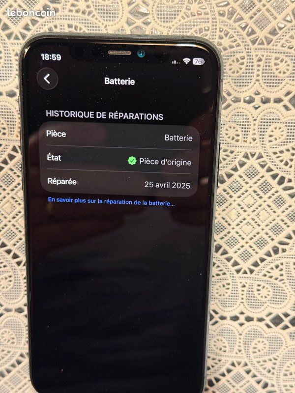 Apple iPhone 11 Pro 512Mo Vert Nuit en TBE (image 5)