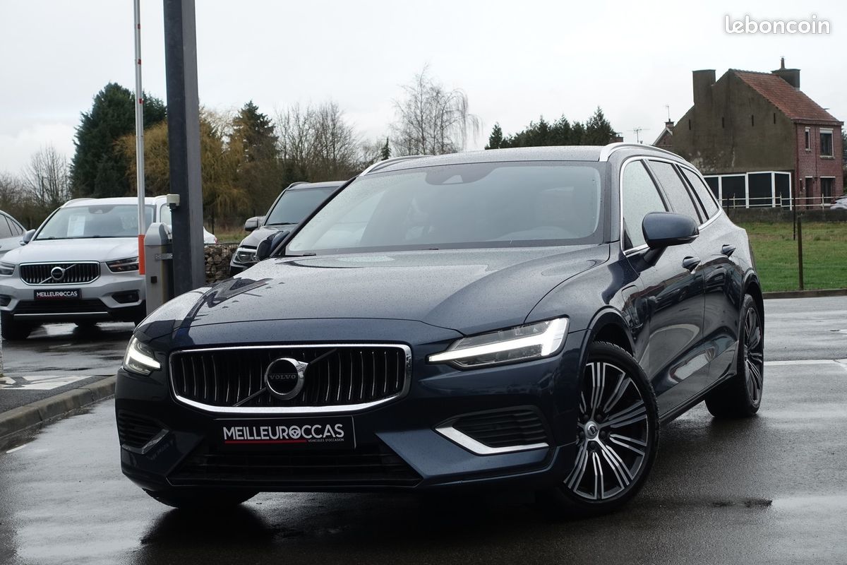 V60 T6 AWD 340ch Geartronic Inscription Hybride Rechargeable Cuir sport chauffant/Gps Europe/Caméra/Carplay/Full LED/Accès confort/ 1*Main/Garantie 12 mois (image 1)