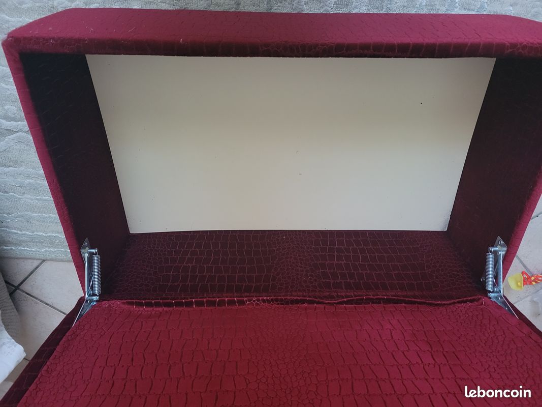 Coffre canapé et pouf (image 2)