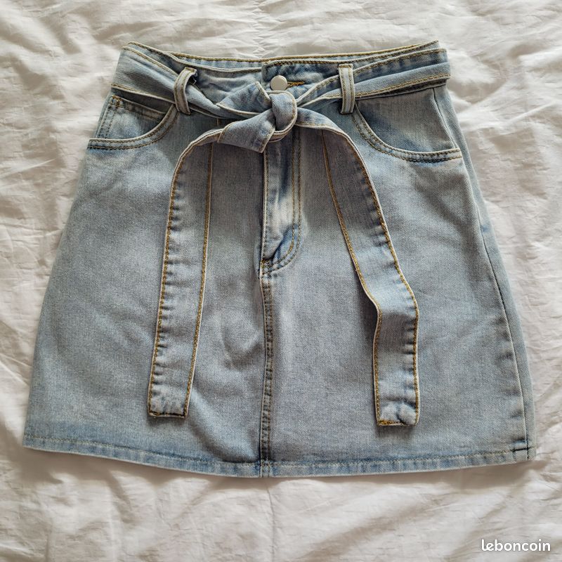 C91360 jupe en jean TBE - XS - 5 eur (image 1)