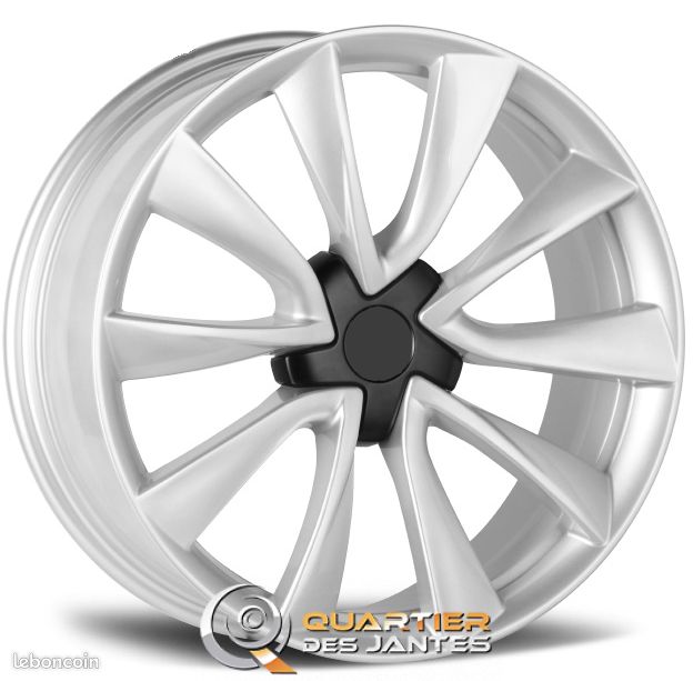 🔥🔥🔥Pack 4 Jantes alu 18" 19" 20" pouces 5x114,3 pour Tesla Model 3 Y - Argent - Noire - Neuves (image 4)