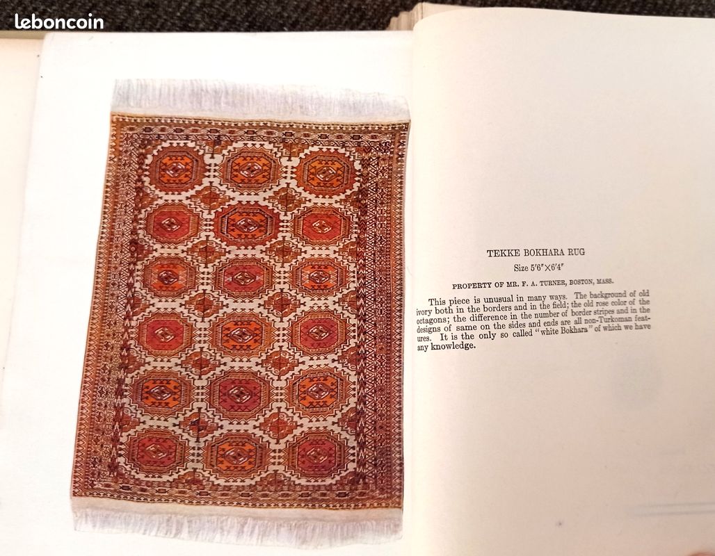 The Practical Book of Oriental Rugs par Lewis George Griffin 1913 (image 6)