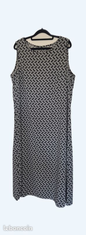 Robe motifs noirs et blancs T XL (image 1)