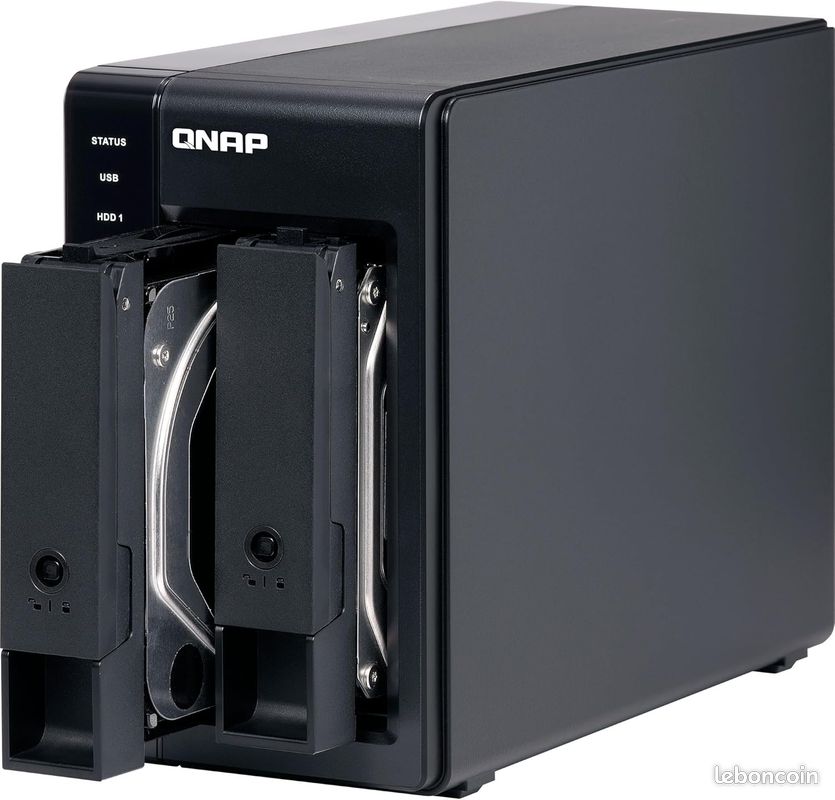 QNAP TR-002 RAID USB-C 40 To pour NAS ou comme disque dur externe. NEUF (image 4)