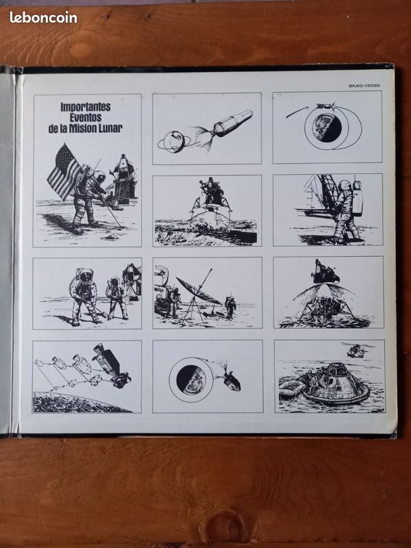 Apollo 11 vinyl lp album 1969 complet avec livret (image 3)