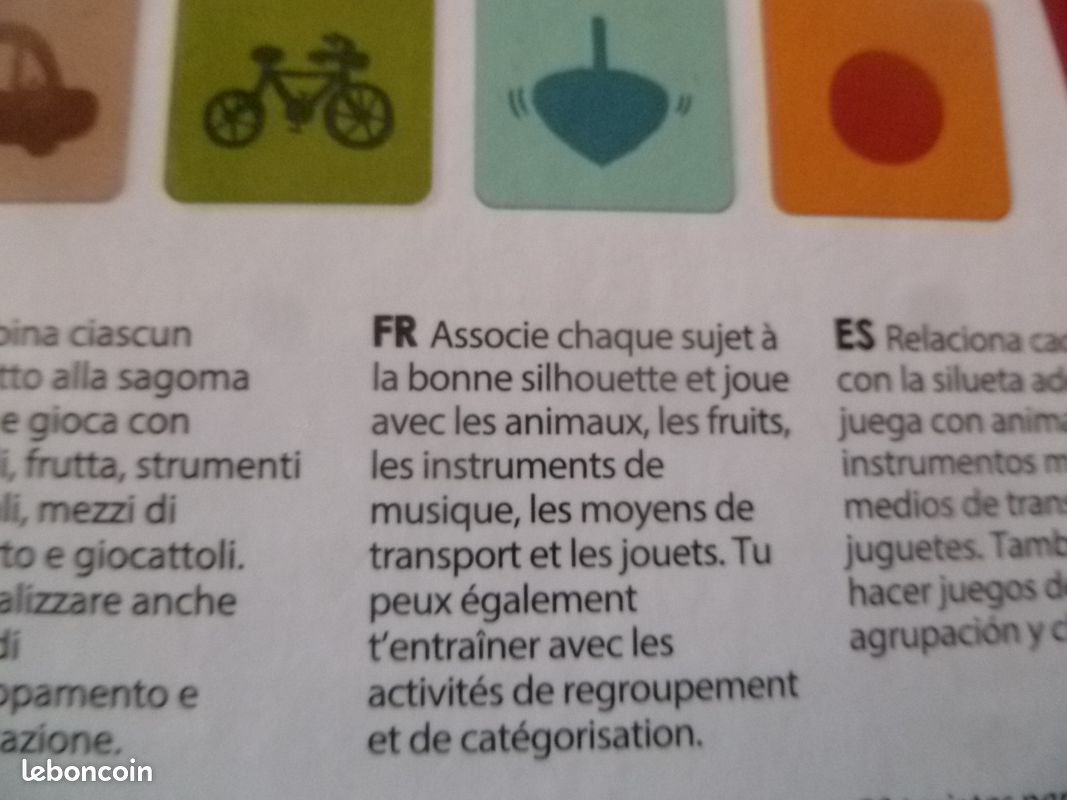 Silhouette memo game jeu - 3 euro si à envoyer (image 3)