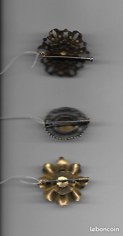 Broches vintage fermoir piston (image 2)