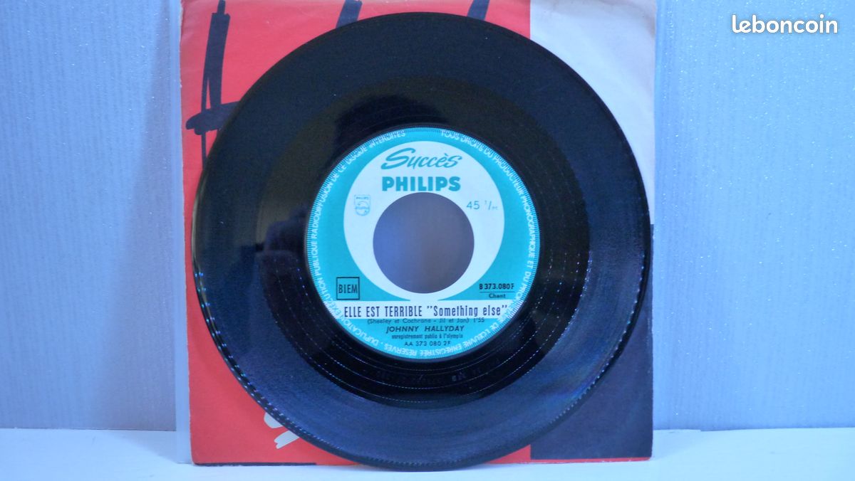 Vinyle 45 Tours JOHNNY HALLYDAY (image 3)