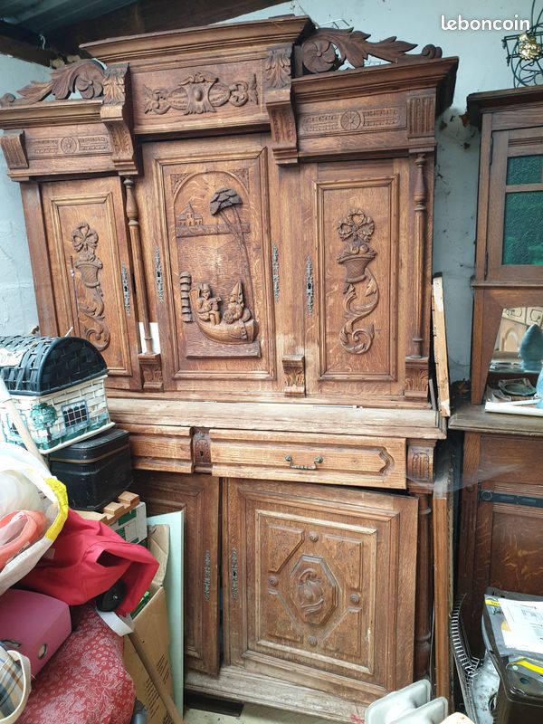 Armoire buffet, Henry II - sculptée (image 1)