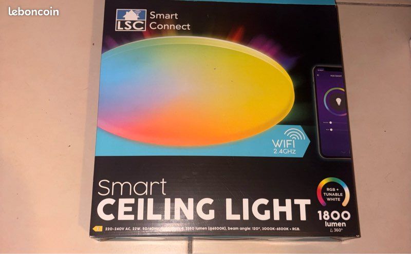 Neuf Lampe plafond smart Connect plafonnier (image 1)