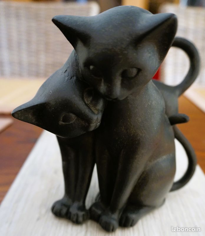 Bougeoir photophore chat noir Partylite | Cadeau pour amoureux des chats - France