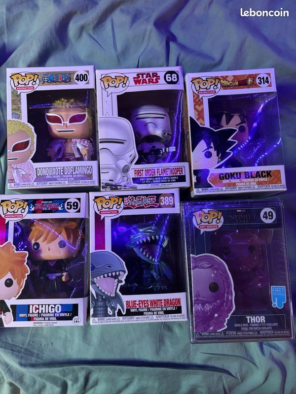 Collection Funko Pop Manga Marvel One Piece Yu-Gi-Oh Dragon Ball (image 2)