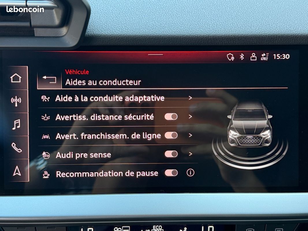 AUDI RS3 SPORTBACK 2.5 TFSI 400cv QUATTRO S TRONIC - Immat France - Malus payé - Garantie 12 mois (image 25)