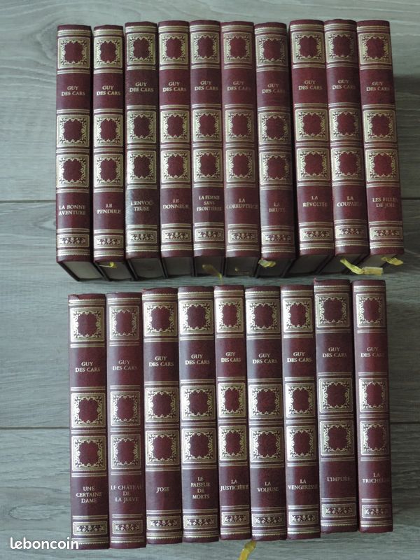 Collection livres broches « guy des cars » x 19 (image 2)