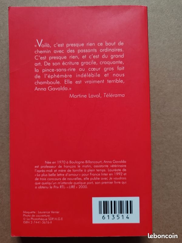 Livre Anna Gavalda (image 2)