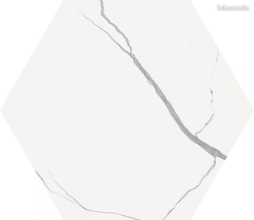 Carrelage italien hexagonal 41Zero42 Marmo Bianco (image 1)