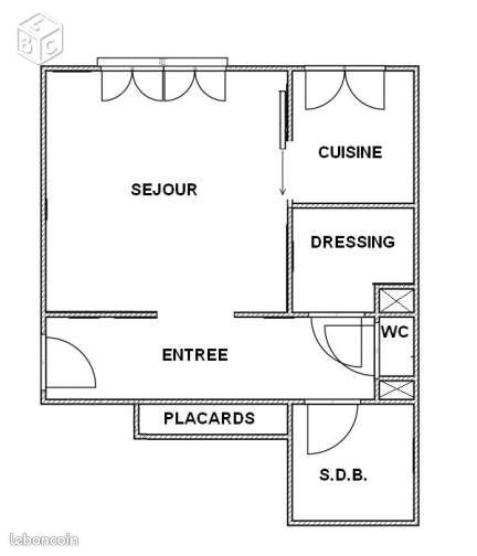 Appartement a louer montreuil - 1 pièce(s) - 31 m2 - Surfyn