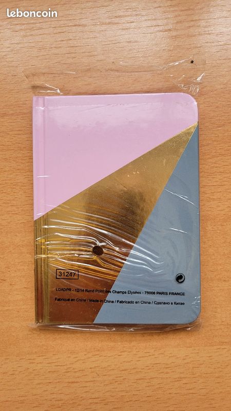 Petit cahier à note 3 couleurs 15cmx10,5cm (image 4)
