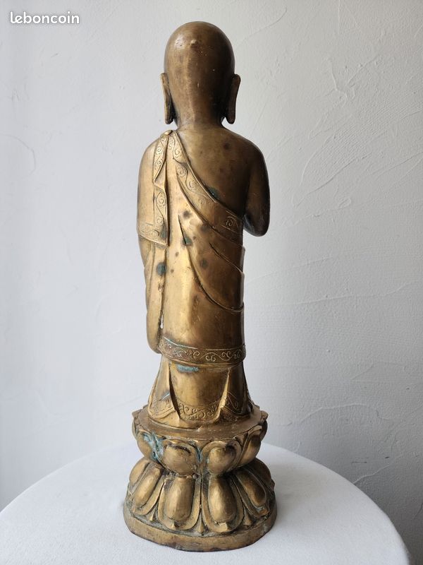 Bouddha népalais en bronze (image 3)
