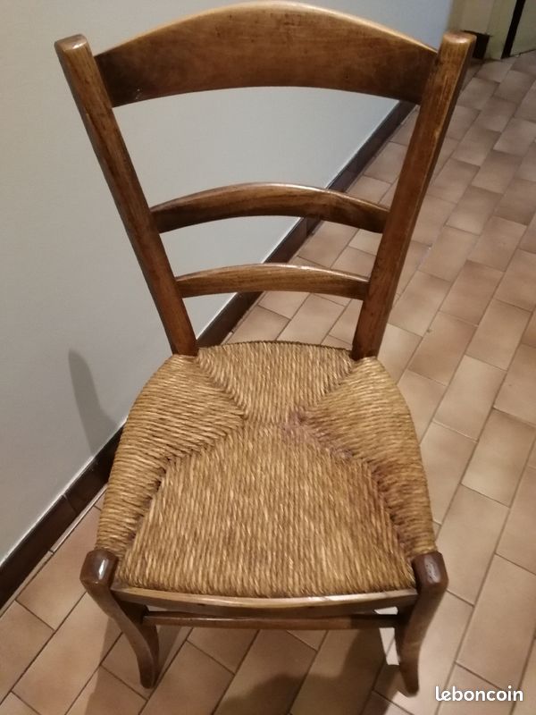 Chaise paille naturelle (image 2)
